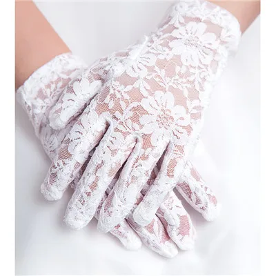 Женские модные перчатки короткие кружевные для вождения сексуальные женщин лета