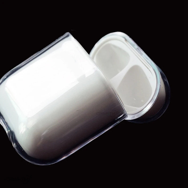 Чехол для беспроводных наушников Apple AirPods 1 2 3 прозрачный защитный чехол - купить