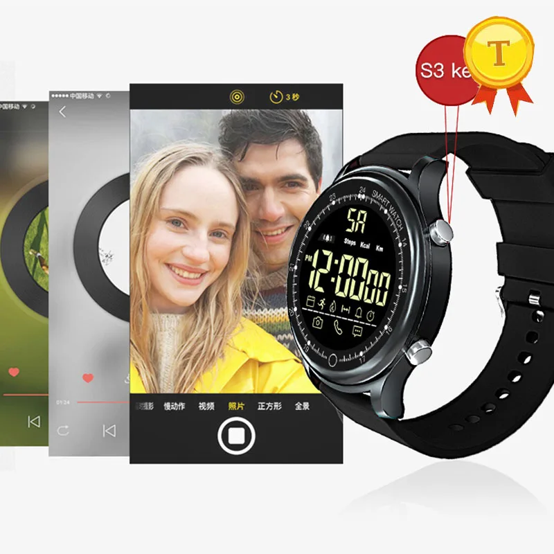 Новинка 2019 лидер продаж спортивные Смарт часы водонепроницаемые IP68 5 АТМ шагомер