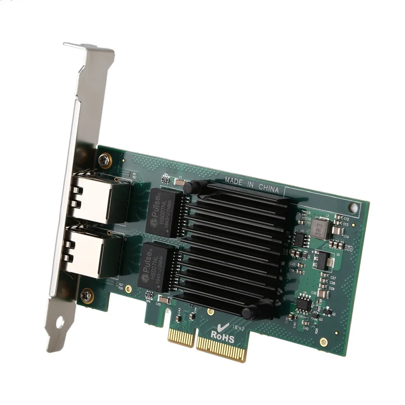 Сетевая карта для PCIe X4 Intel I350 AM2 двойная гигабитная сетевая карта|Сетевые карты| |