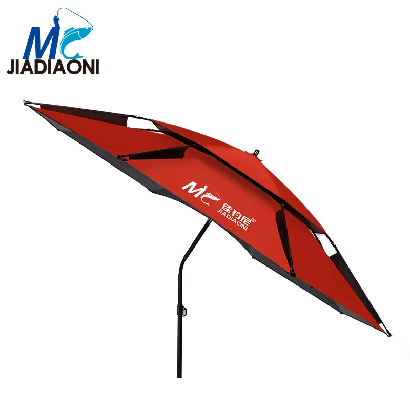 JIADIAONI, 2 м/2,2 м/2,4 м, черная резиновая ткань, для улицы, регулируемый, ультрафиолетовый, защита от солнца, большой зонт для рыбалки, аксессуары