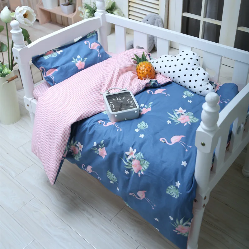 100% хлопок 3 шт. детские постельные принадлежности для новорожденных мальчиков и