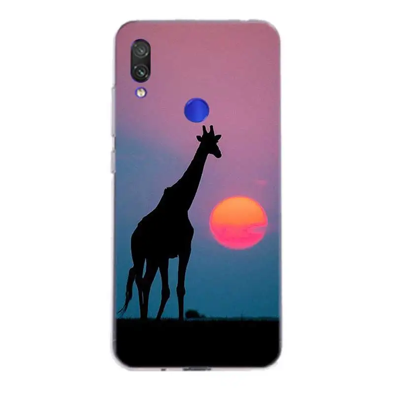 Забавный чехол с рисунком жирафа для Xiaomi redmi Note 7 Pro 6 5 4 Xiomi Redmi 4A 4X Plus 5A 6A S2
