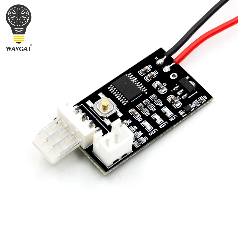 VHM 802 DC 12V PWM Температура контроллер вентилятора 4 проводной Скорость регулятор для
