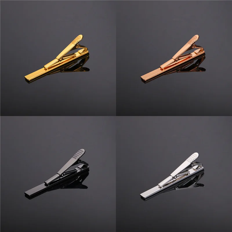 Зажим для галстука Collare мужчин Золотой/розовое золото/черный/серебряный цвет