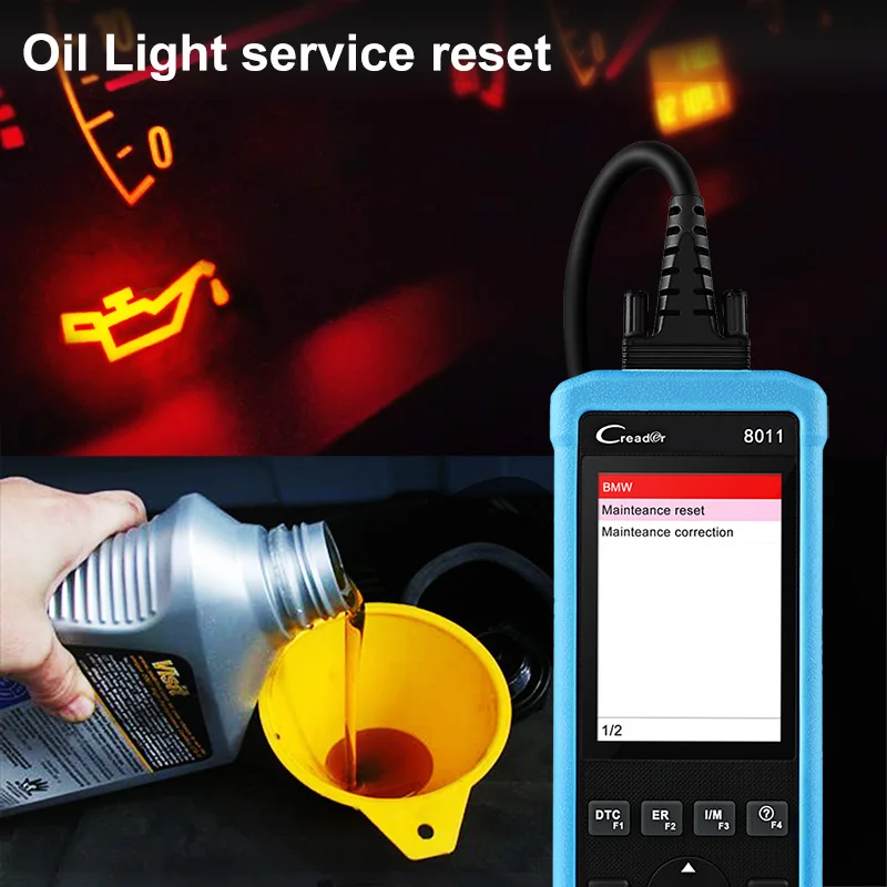 OBD2 Scanner Launch Creader CR8011 BMS EPB ABS SRS Reset ODB2 Auto Diagnostic Tool Automotive |