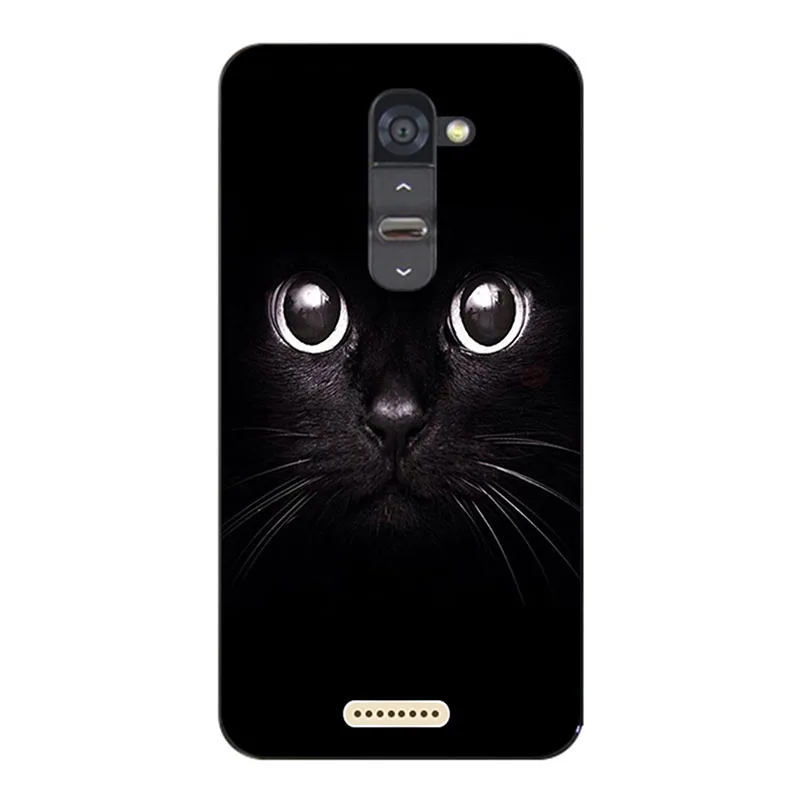ZX53 For LG G2 Cases Printing flower cats tiger silicone Phone Bag Case For LG Optimus G2 G 2 D802 D805 D801 Cover Stand Card Holder - Цвет: ZX53