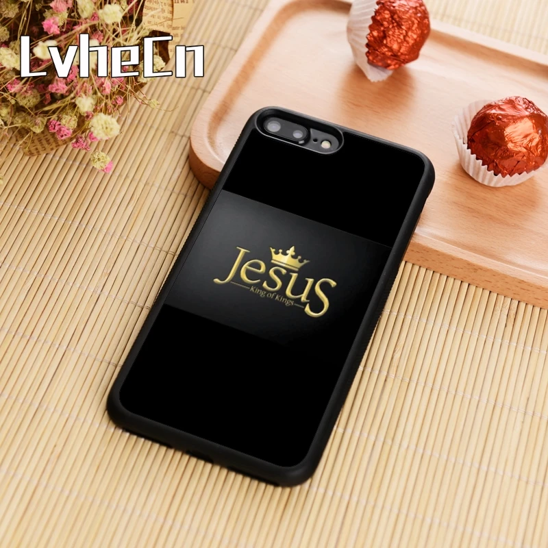 Чехол LvheCn с христианским Иисусом библейским стихом чехол для телефона iPhone 5 6s 7 8