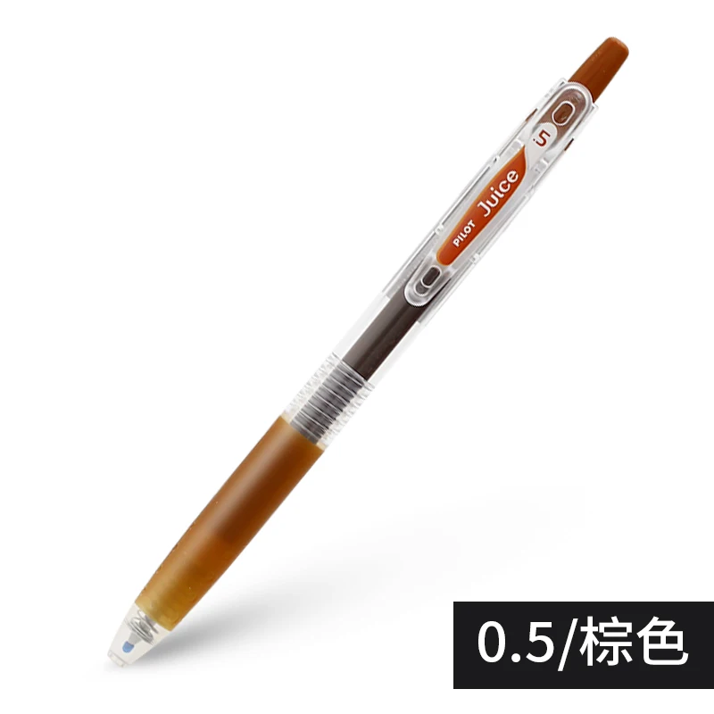 BN 0.5 1 шт. ручка Pilot Juice 0,5 мм гелевая ручка 24 цвета для школы, офиса, LJU-10EF - Цвет: BN 0.5