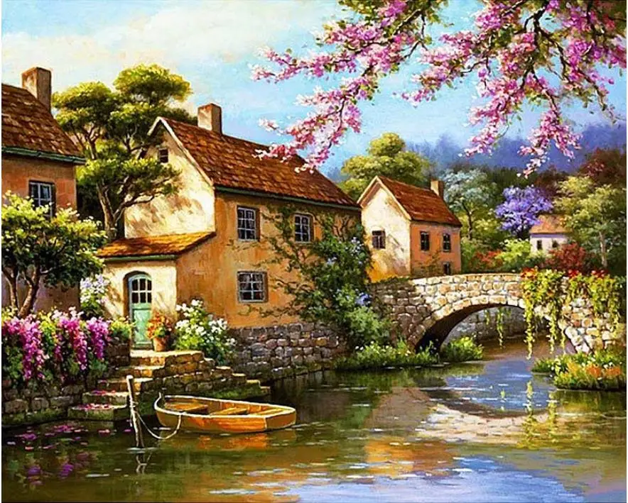 

Full Square Diamond 5D DIY Diamond Painting "Beautiful scenery" Embroidery Cross Stitch Rhinestone Mosaic Painting Home Decor