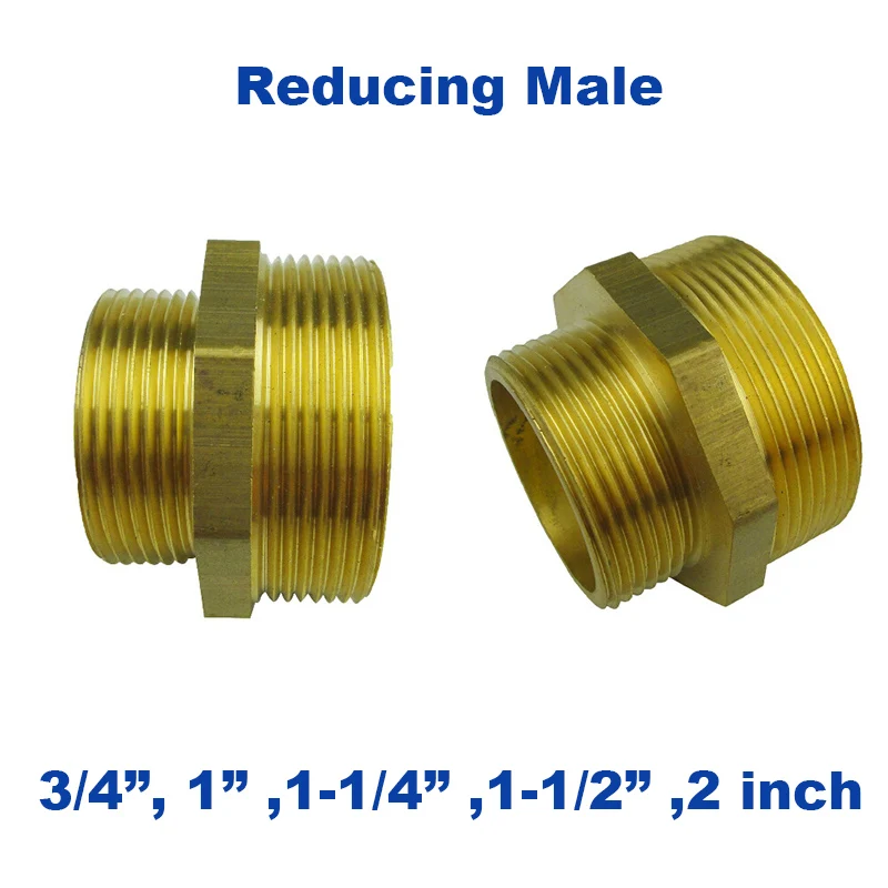 Латунный фитинг для гидравлических шлангов переходник redcuing male 3/4 1 дюйм 1/2 2 дюйма