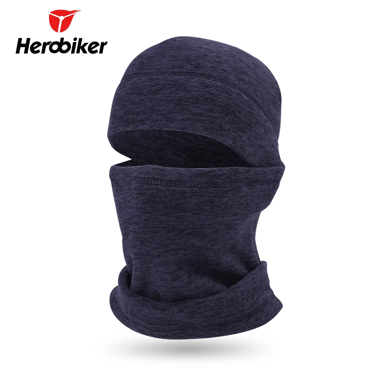 HEROBIKER Motorcycle Face Mask Thermal Fleece Winderproof Cold-proof Balaclava Moto Autumn Winter Cycling Skiing Hat | Автомобили и