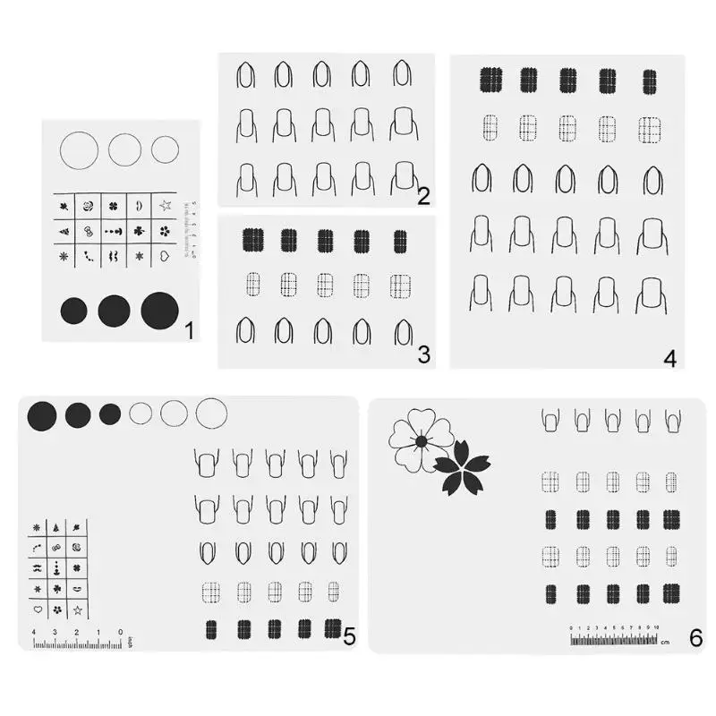 Женский силиконовый коврик для ногтей раскрашивания подставка подушек наклейки