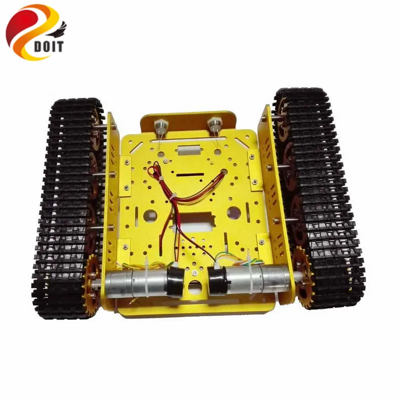 WiFi RC Tank Chassis T200 на Android/iOs Телефон с Ar duino Development Board + Drive Shield 2 двигателя DIY