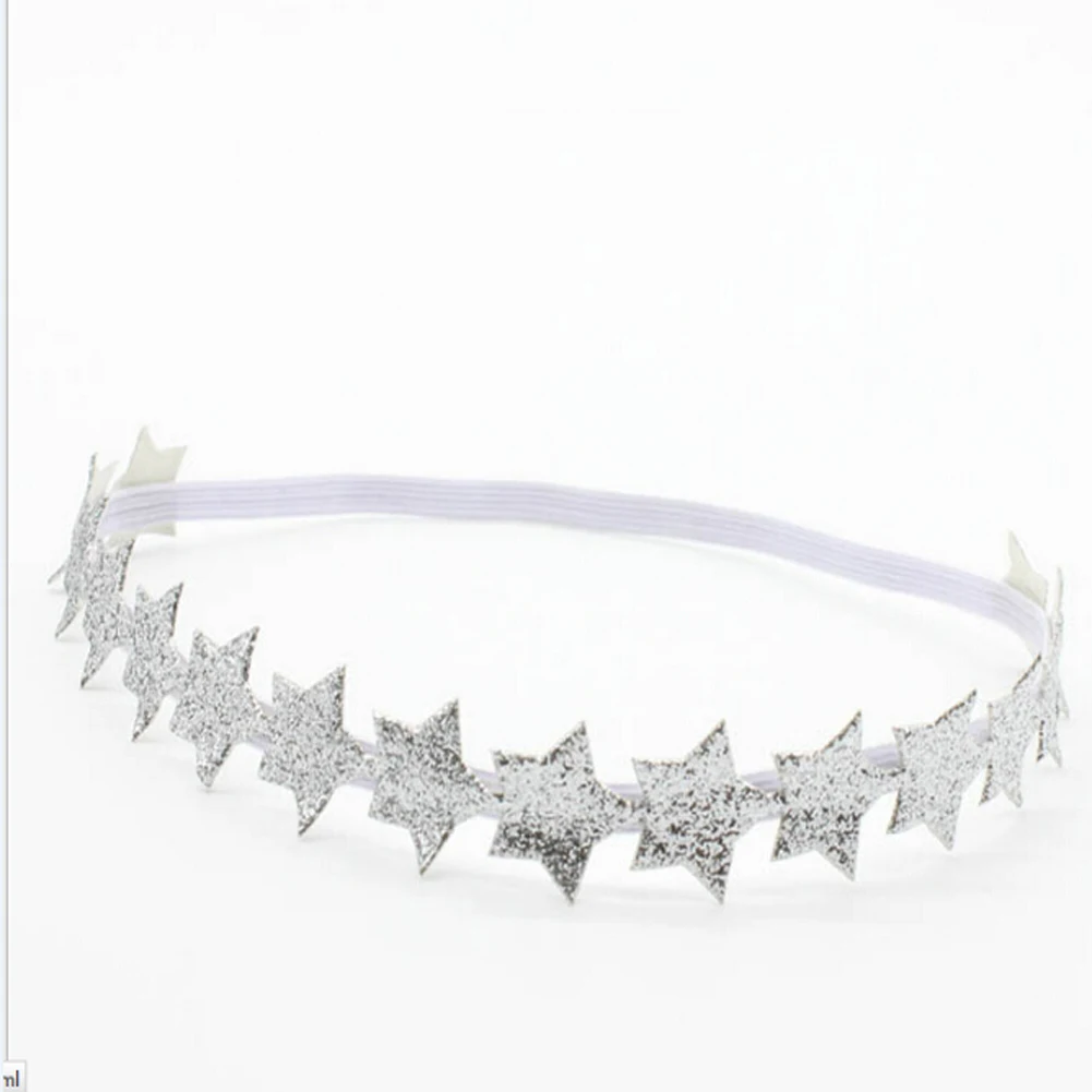 

2017 new hot Cute Baby Girls Star Headband Soft Elastic Hairband Hair Accessories Christmas