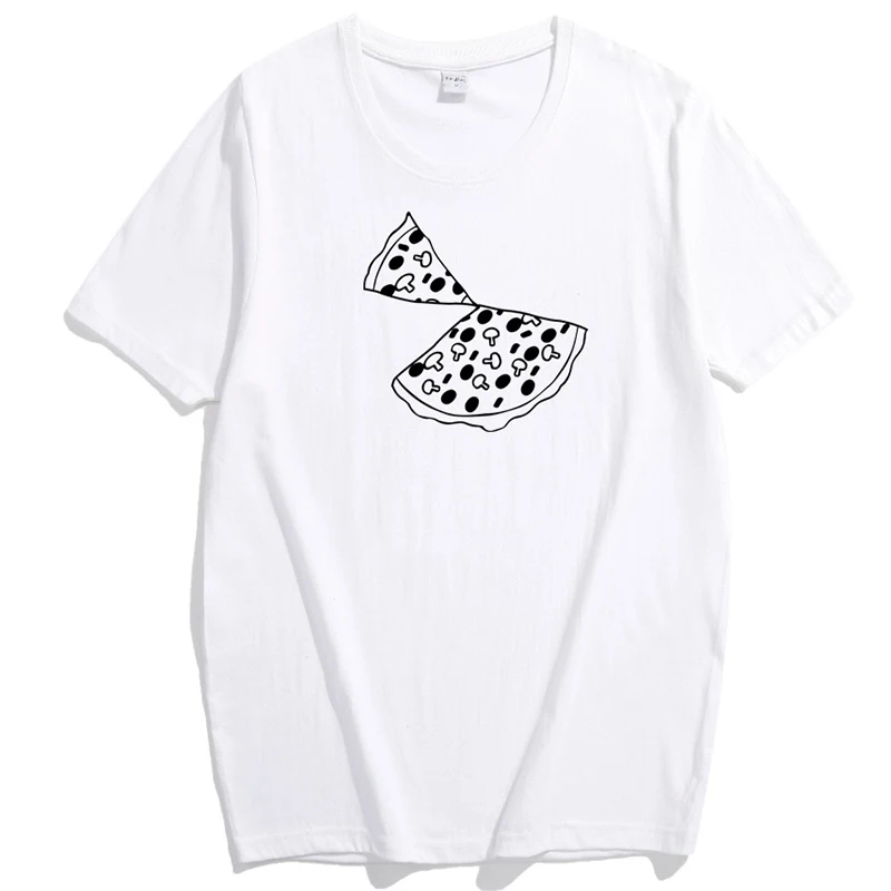 Adult T-shirt Одинаковые комплекты для семьи Футболка с принтом пиццы одежда для мамы и меня модная одежда года для папы и ребенка хлопковая футболка с короткими рукавами - Цвет: Adult T-shirt