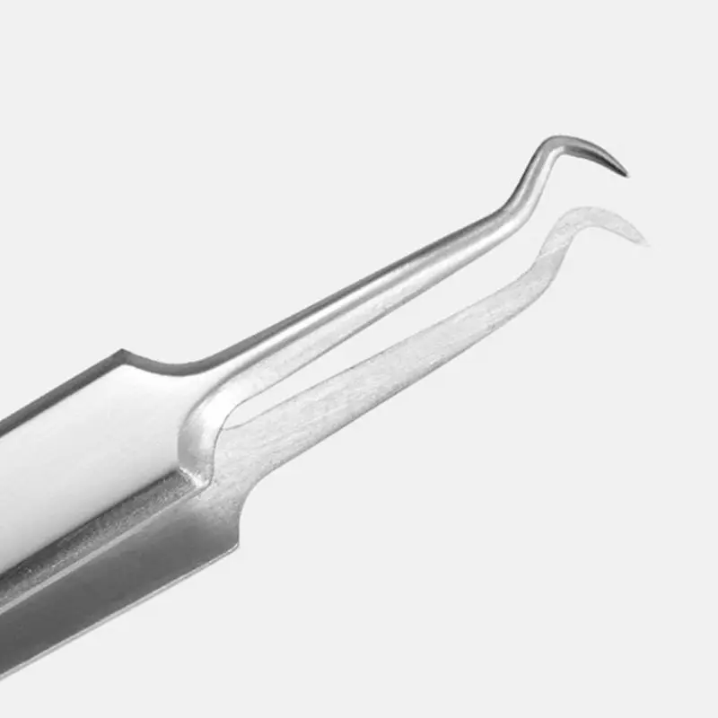 Медицинский пинцет из нержавеющей стали с угревой головкой для удаления прыщей