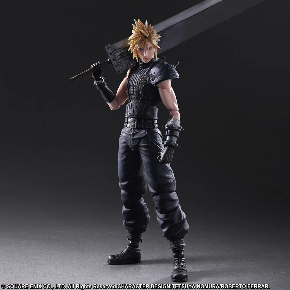 PLAY ARTS 27 см Final Fantasy VII Cloud Strife Edition 2 фигурка модель игрушки | Игрушки и хобби
