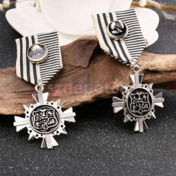 1 шт. модные вечерние платья Унисекс в стиле стимпанк серебристого цвета брошь