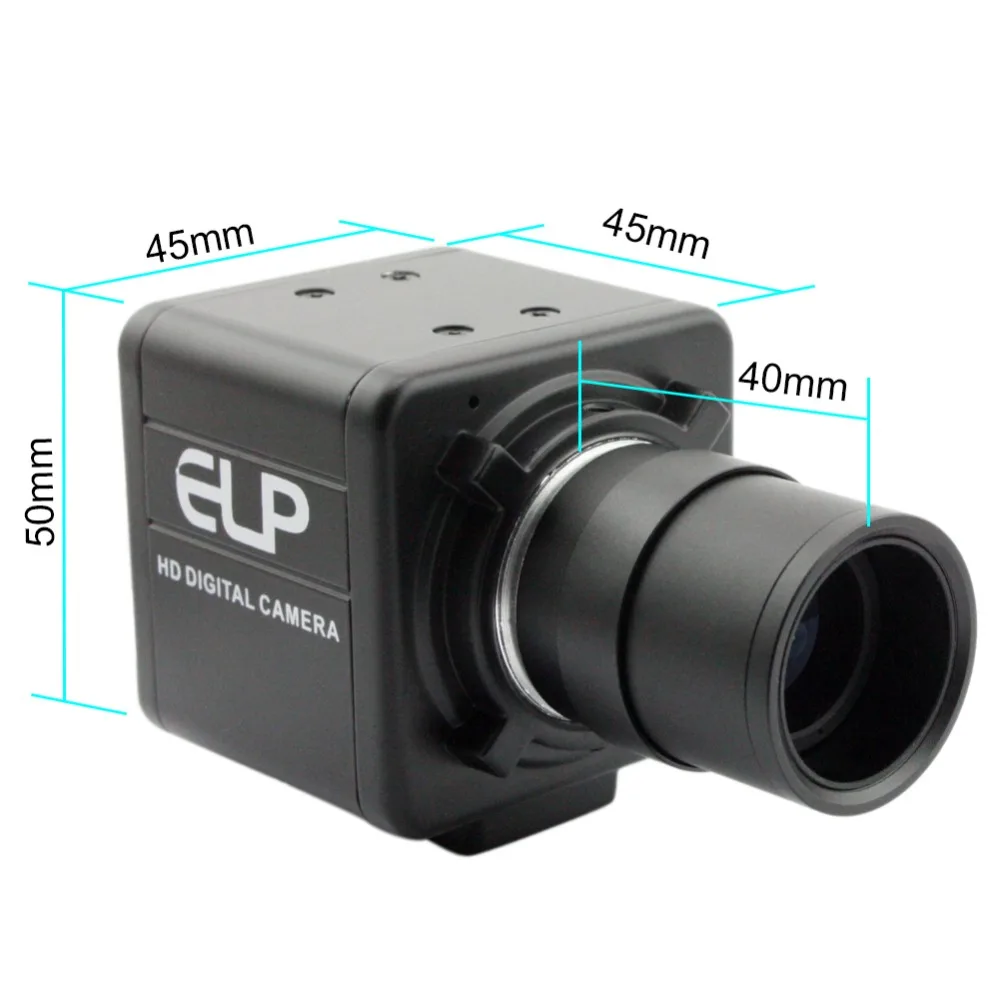 Мини USB камера 8 МП MJPEG 15fps 3264X2448 с креплением CS объектив переменным фокусным