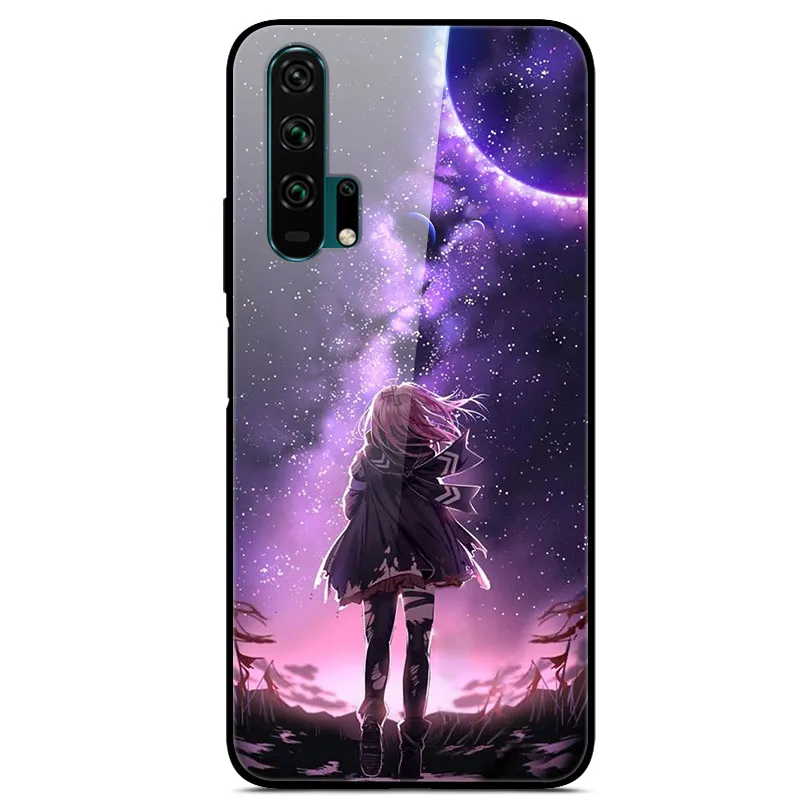08 Чехол из закаленного стекла для huawei Honor 20, чехол для huawei Honor 20 Pro, чехол Honor20 Pro 6,26" - Цвет: 08