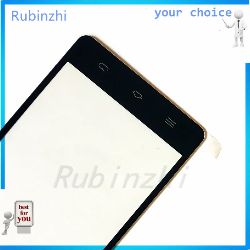 RUBINZHI телефон сенсорный экран дигитайзер для THL 5000 THL5000 Сенсорная Панель переднее
