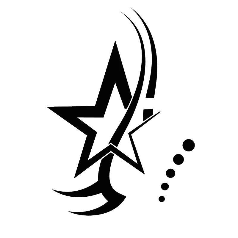 

ZOOYOO Funny Design Tribal Star Wall Sticker Removable Home Decor Living Room Children Kids Room Decoration Nursery Wall Decals