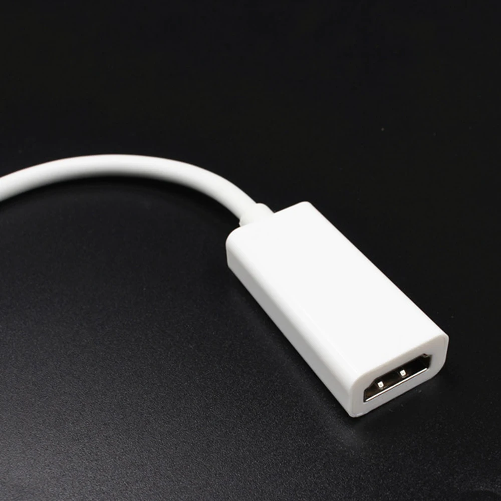 Mini DisplayPort DP к HDTV папа HDMI Женский адаптер кабель Thunderbolt для Mac Macbook Pro Air Аудио видео