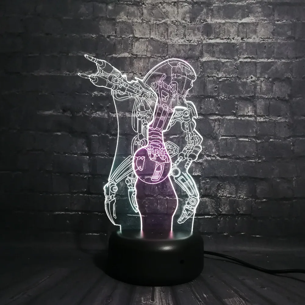Звездные войны 3D иллюзия светодиодный ночник BB8 Walker Дарт Вейдер R2D2 Бэтмен Joker Face X