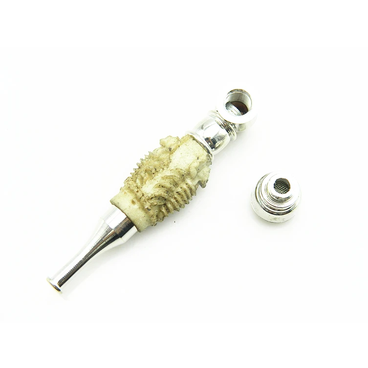 2 шт./лот смола в стиле морепродуктов с металлической трубкой для курения табака