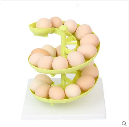 

SPIRAL EGGS STORAGE * HOLDER STAND RACK KEEPER STORE DISPLAY Spiral Egg Holder For Up To 20 Eggs
