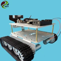 esp8266 rc wifi video control td200 double crawler tank chassis with nodemcu development board motor drive board by phone