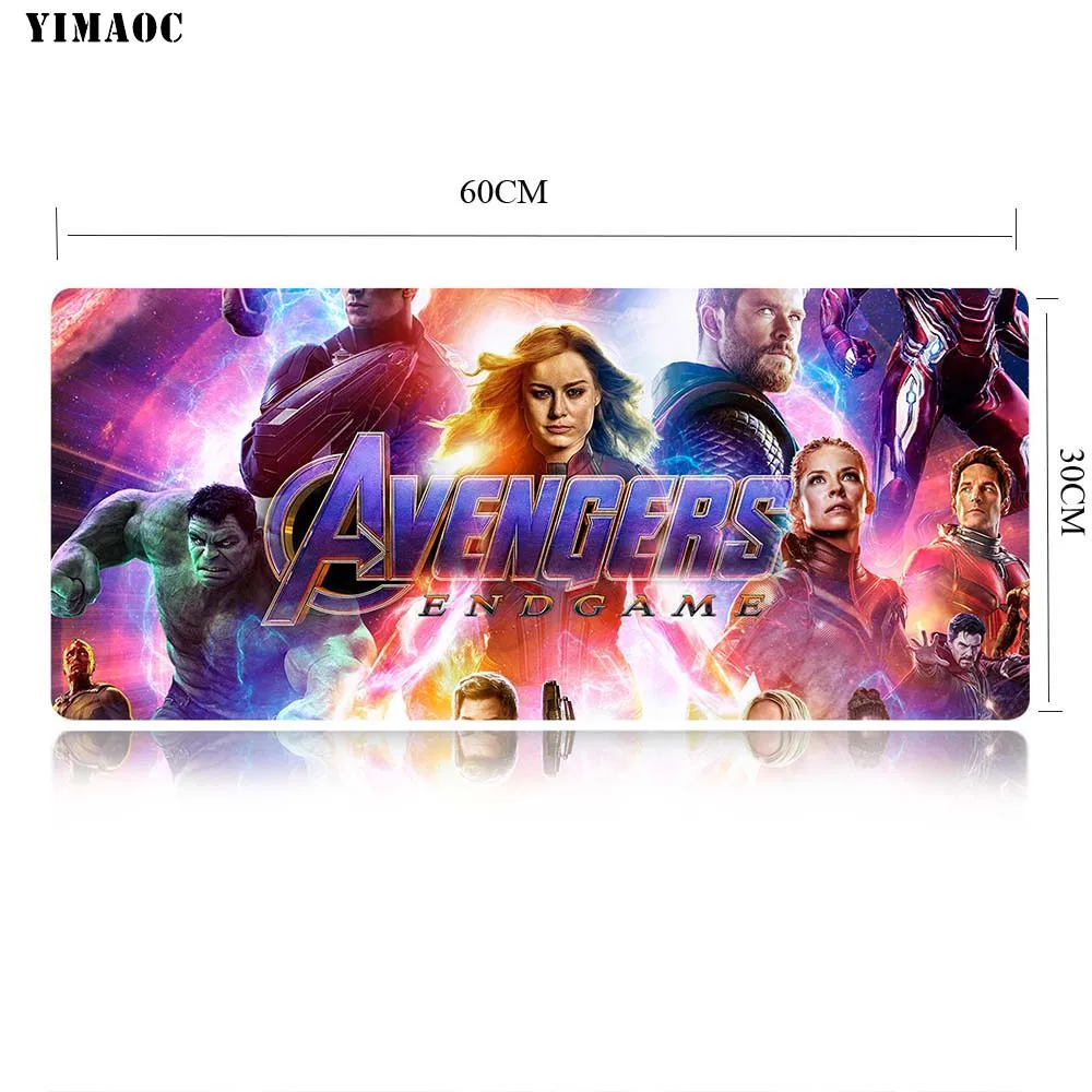 YIMAOC Мстители Endgame Marvel Коврик Для Мыши Компьютерный коврик для мыши Противоскользящий натуральный каучук игровой коврик для мыши 30x60 см - Цвет: MP8 30x60cm