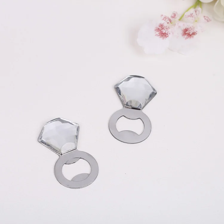 Алмазное кольцо открывалка для бутылок в подарочной коробке Свадебная вечеринка