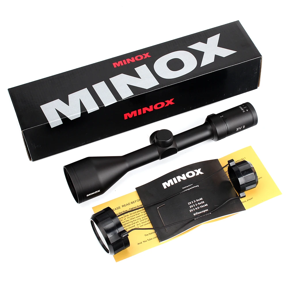 MINOX ZV 3 9X50 BDC 400 прицел для охотничьей винтовки 1 дюймовая трубка с длинным рельефом