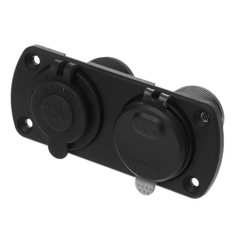 12В-24В переходник QC 3 0 USB для зарядки в машине светодиодный вольтметр с