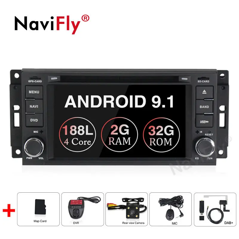Android 9 1/8 1 автомобильный dvd плеер радио gps навигации для Jeep Cherokee 2009 2008 2010 Wrangler Dodge