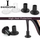 Чехлы для танцев, протекторы для обуви на высоком каблуке, 1 пара, каблук-шпилька для латинских танцев, противоскользящие, силиконовые, уличные, с высоким подогревом, для свадебных подарков, мягкие