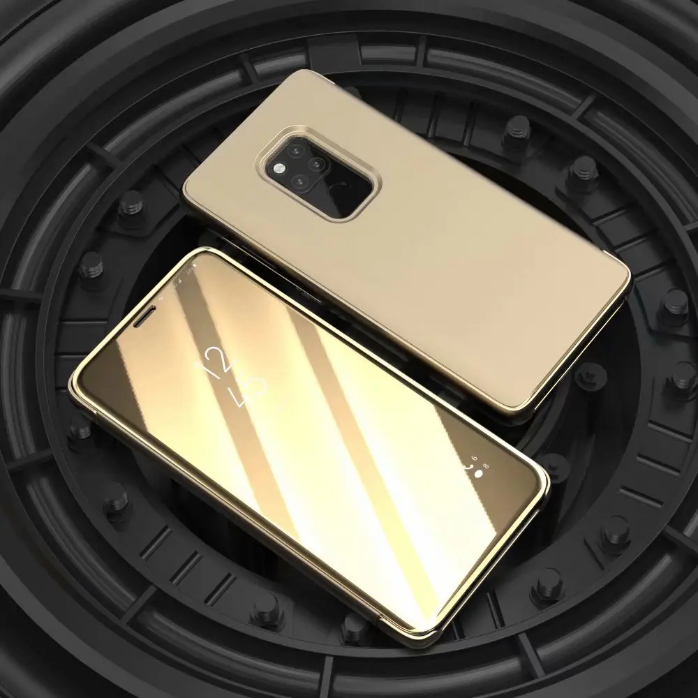 Умный зеркальный флип чехол для huawei Honor 9 10 Lite mate 9 10 20 Pro P9 P10 P20 Lite Y6 P Smart Nova 3i 3E 3 защитный чехол