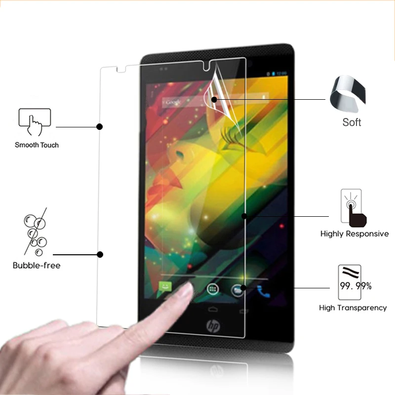 Глянцевая Защитная пленка для экрана HP Slate 6 VoiceTab 0 дюймов | Компьютеры и офис