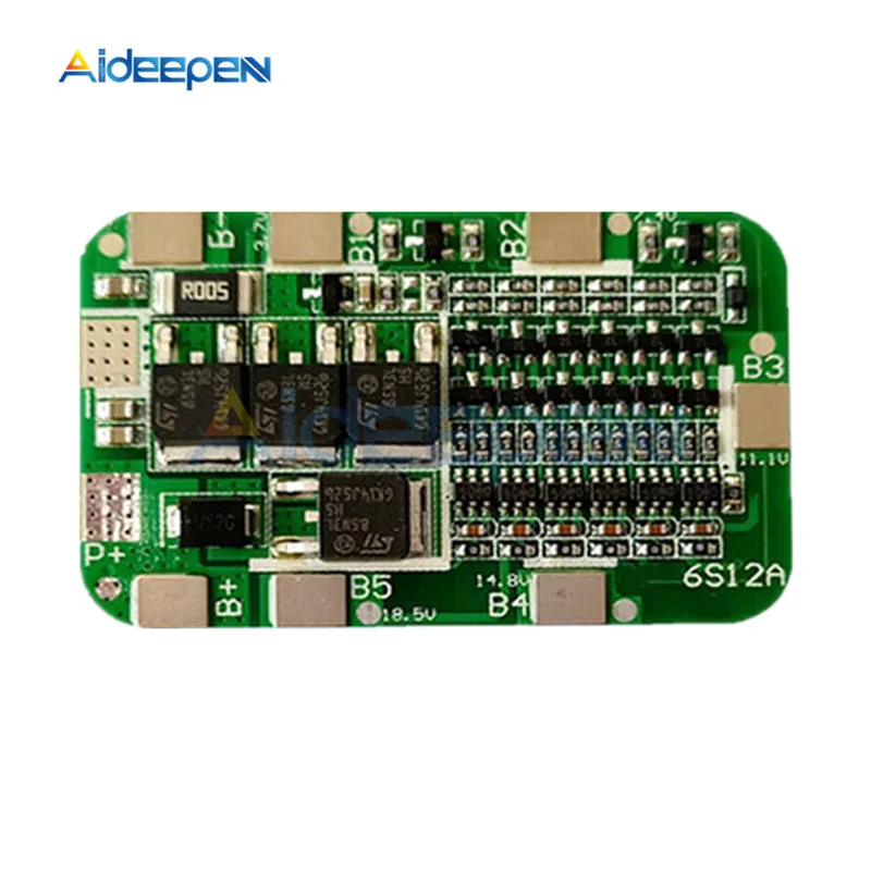 Защитная плата для зарядки литий ионной литиевой батареи 18650 1 шт. 6S 15 А 24 В защиты