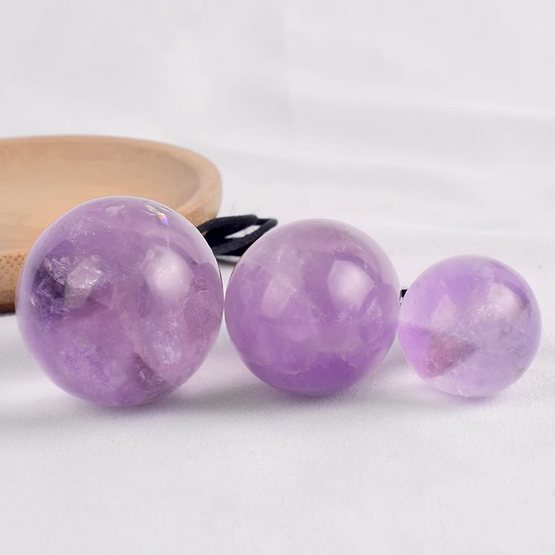 Массажные камни с аметистом нефритом и минеральными кристаллами|Массажный мяч| |