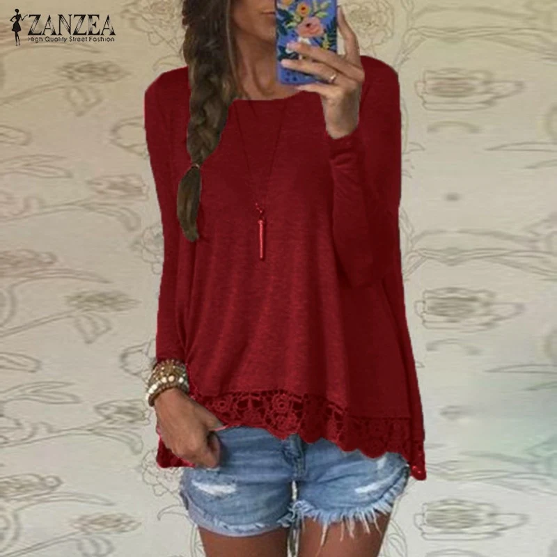 Блузка женская Повседневная свободного покроя элегантная рубашка с длинным