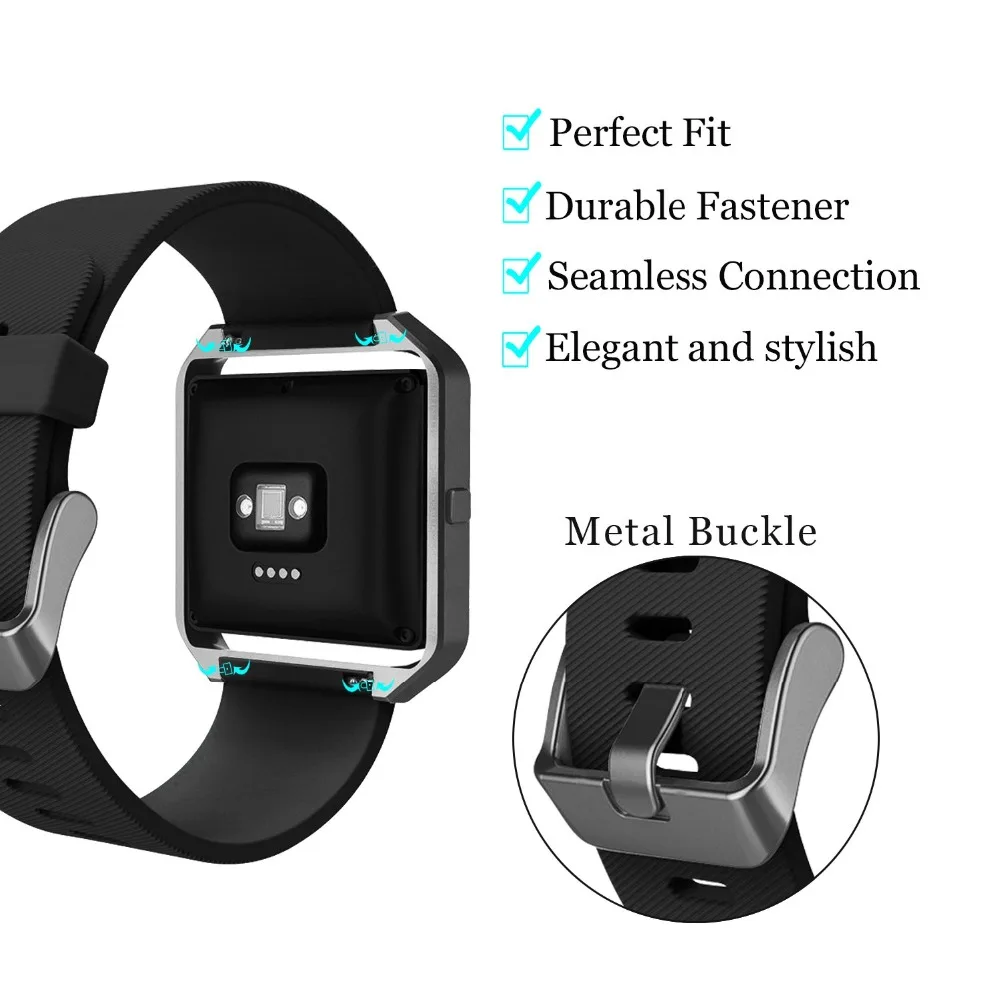 Силиконовый Браслет для Fitbit Blaze Band сменный аксессуар Correa Смарт