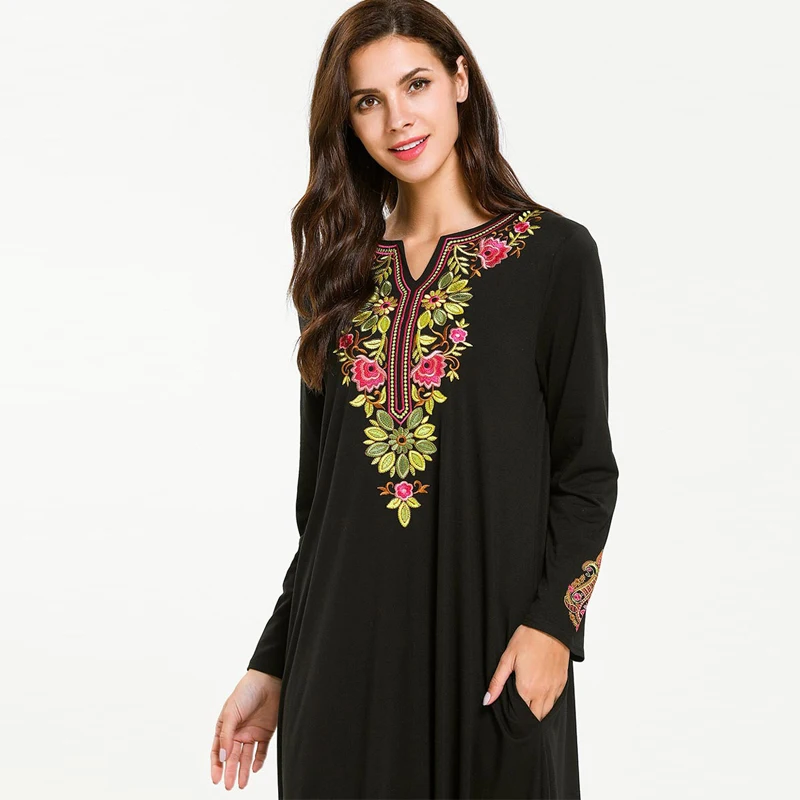 Абая для женщин Кафтан абайя мусульманское платье Jilbab Caftan Elbise Ramadan халат Дубай