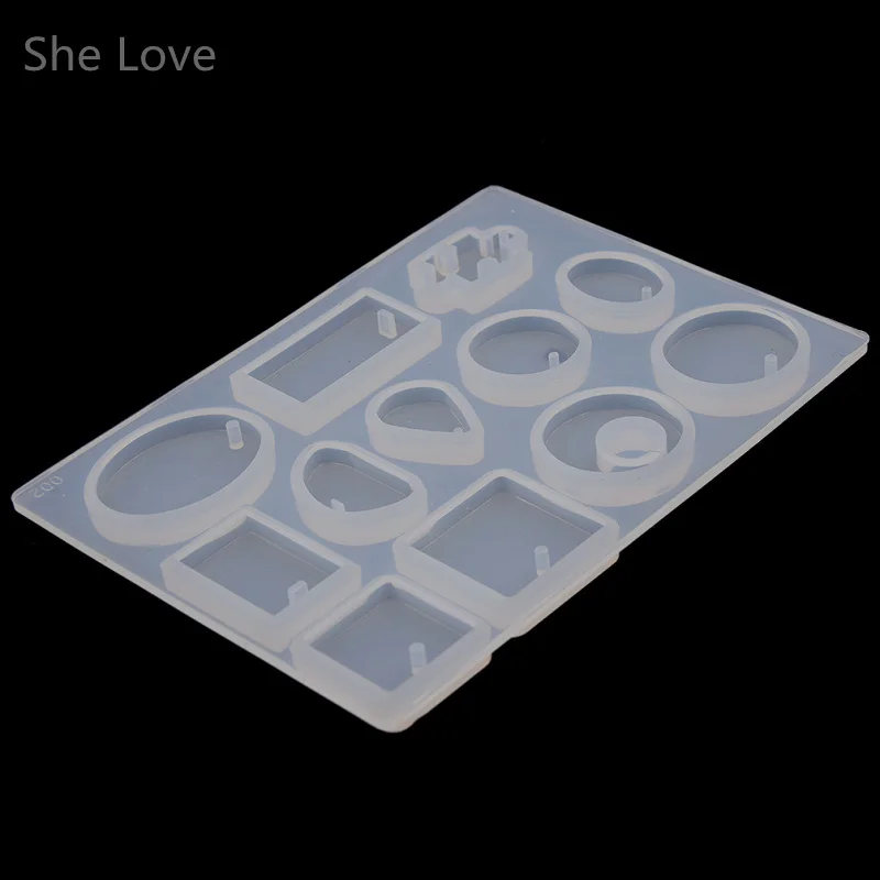 Она любит 12 вариантов дизайна силиконовая форма для кабошонов Цепочки и ожерелья