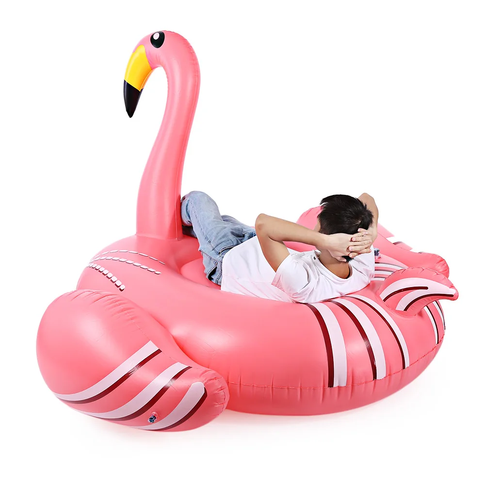 Надувной бассейн игрушки летнее озеро Rideable высокое качество Фламинго гигантский