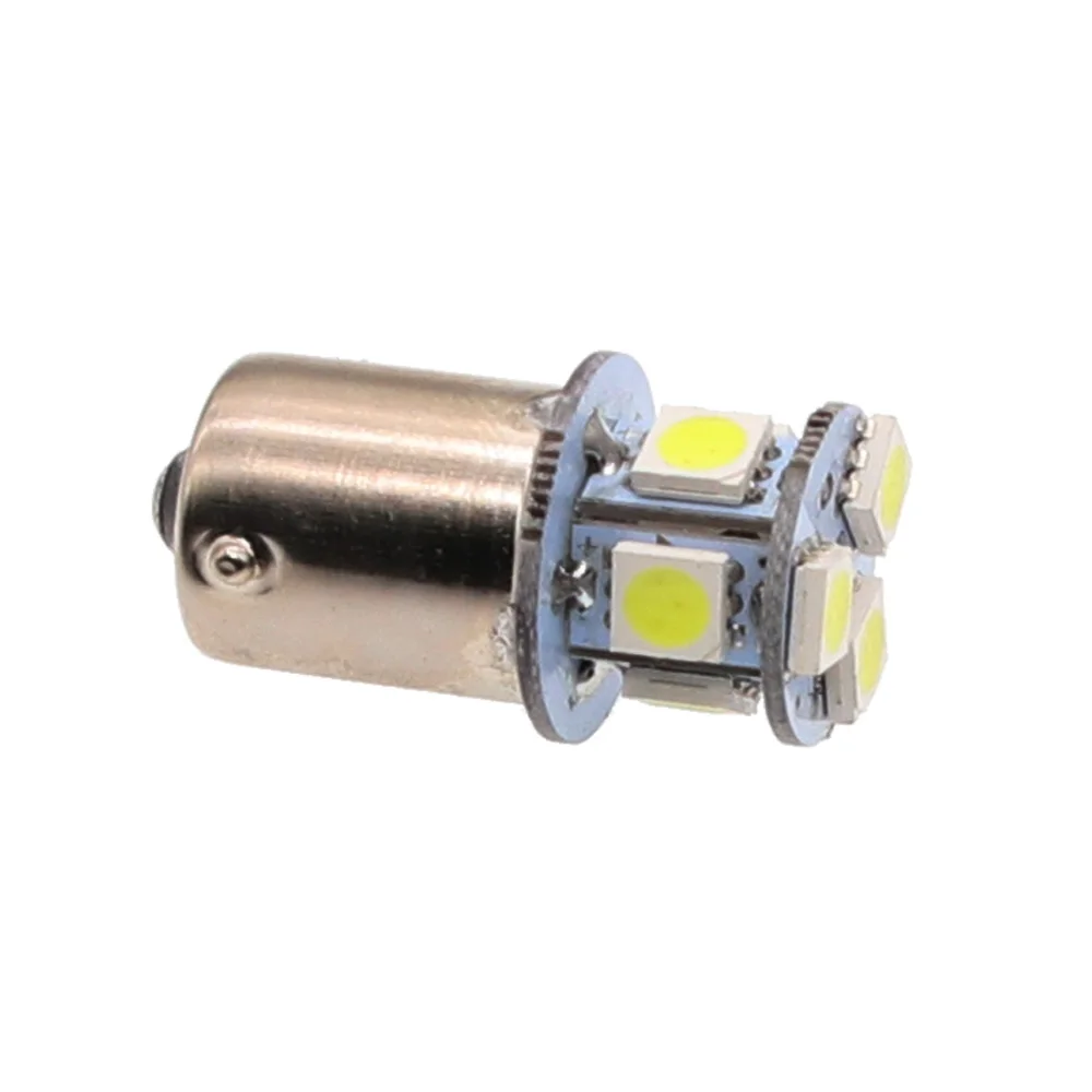 10 шт. Автомобильные светодиодные лампы s25 p21W ba15s 1156 8 led smd 5050 8smd 3 чипа 5050SMD лампа