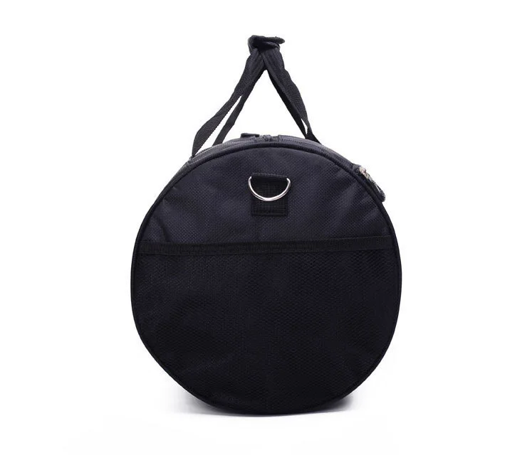 Унисекс гимнастика мешок спорт плечо сумки цилиндр черный фитнес мужчины для