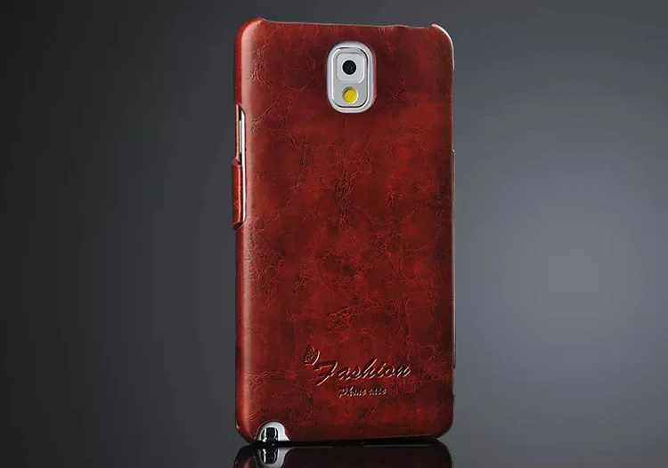 100% чехол из натуральной кожи для samsung Galaxy Note 3 классический высококачественный